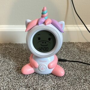 Sharp Ready To Wake Unicorn Sleep Trainer, Kid’s Alarm Clock